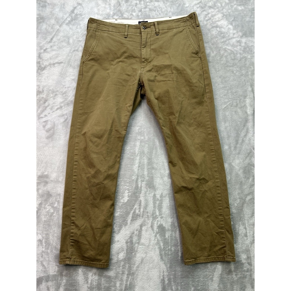 Levi's Two Horse Brand Premium Tan Khaki Straight Leg Pants Mens 32x30 Workwear